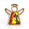 3.5" (H) Ruby-Throated Hummingbird Ornament - Handcrafted in Texas - Mother's Angels® Christmas Angel Wings Figurine